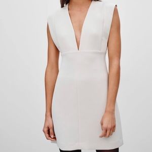 Wilfred cream Aritzia mini dress
